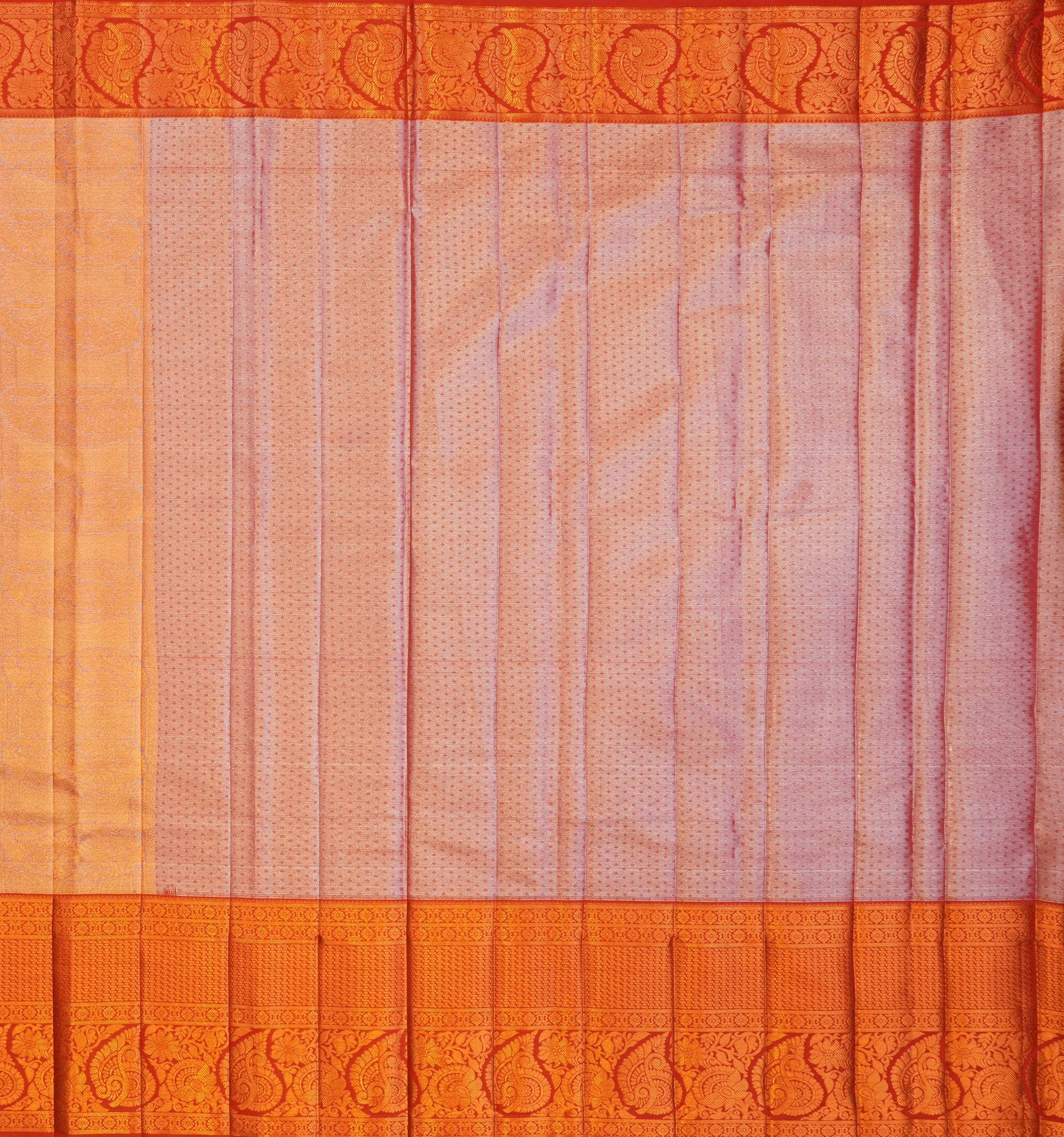 JSB- 8825 | Green & Maroon Kanchi Tissue Pattu Saree