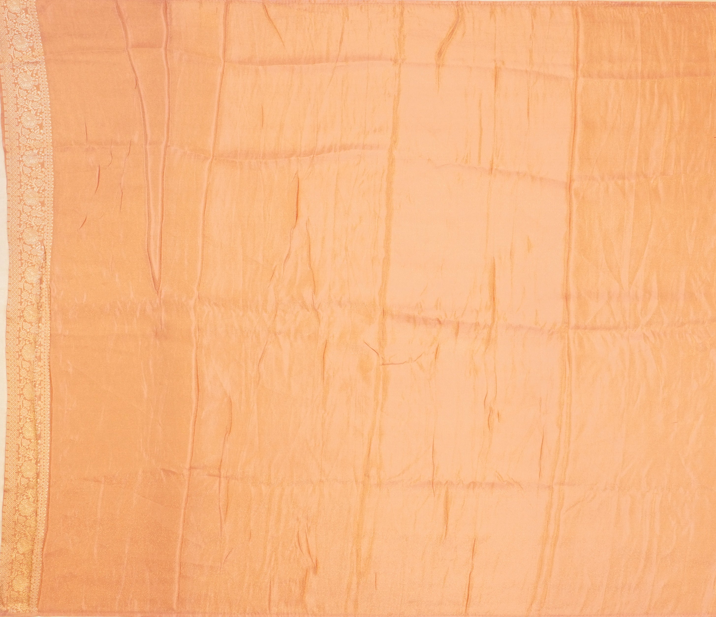 JSB- 8971 | Peach Soft Tissue Saree