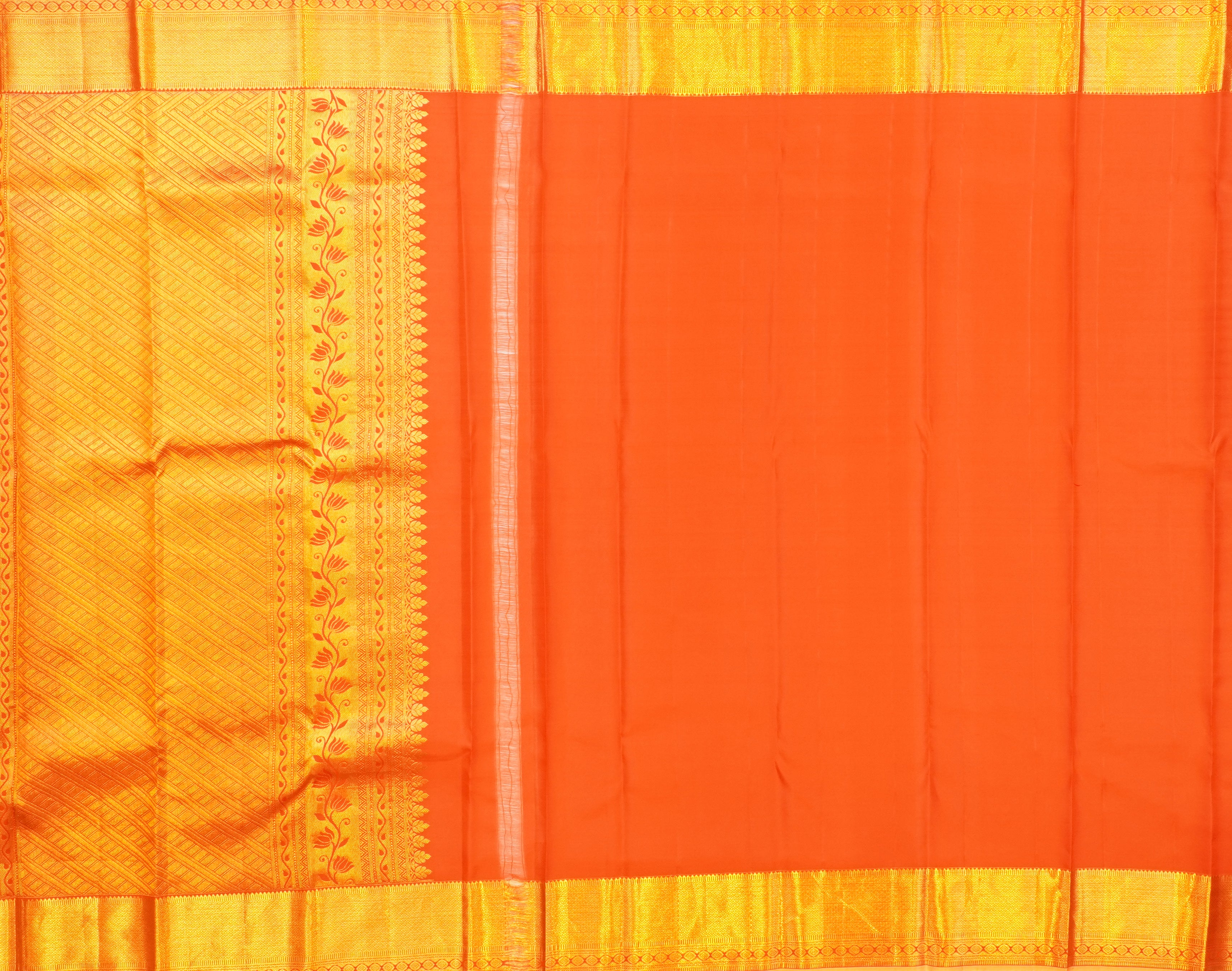 JSB- 9037 | Red Pure Kanchi Tissue Pattu Saree