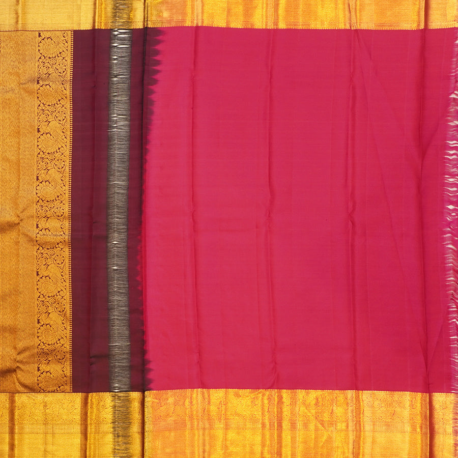 JSB- 9990 | Purple & Pink Pure Kanchi Kalyana Pattu Saree