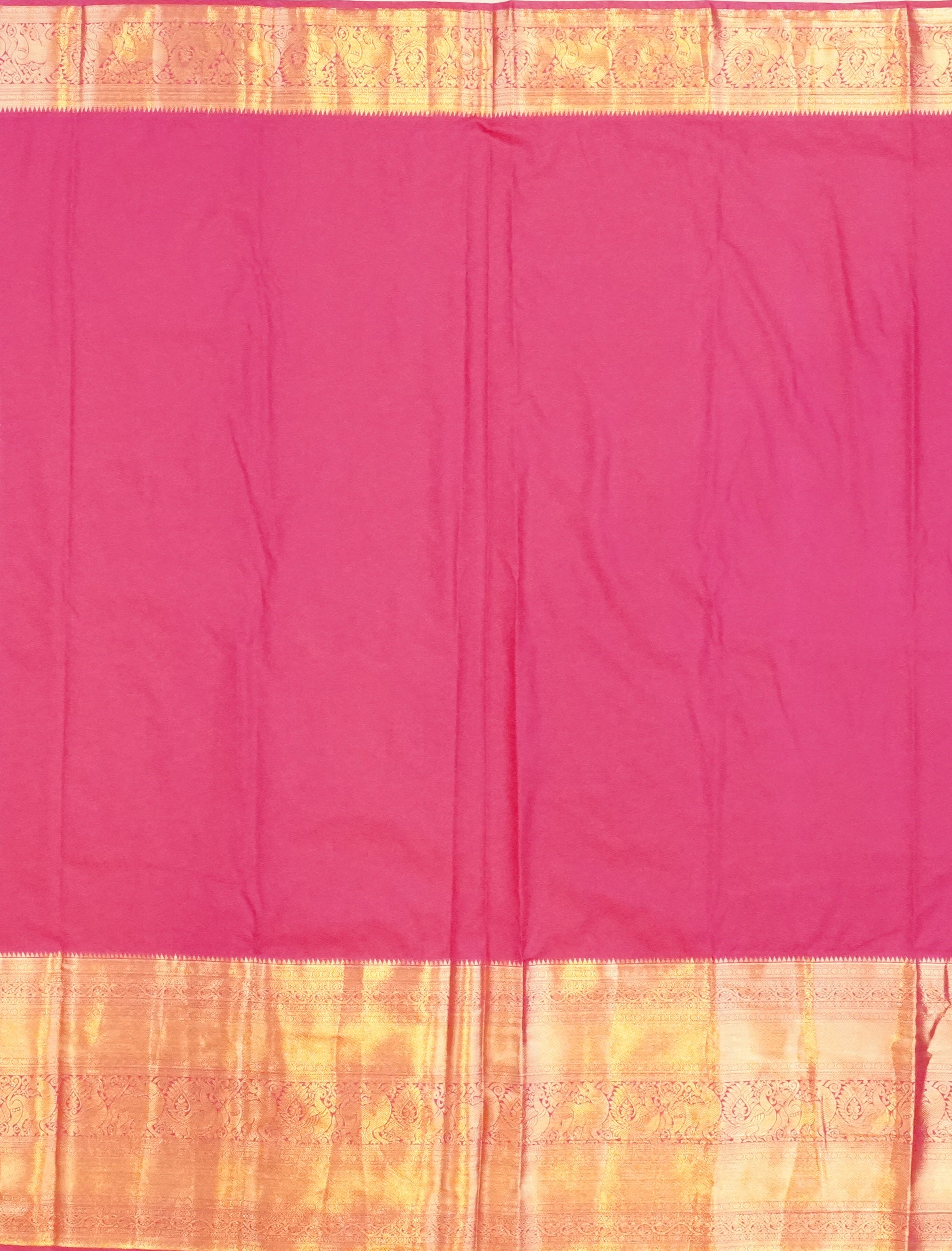 JSB- 10053 | Pink & Green Kanchi Pattu Saree