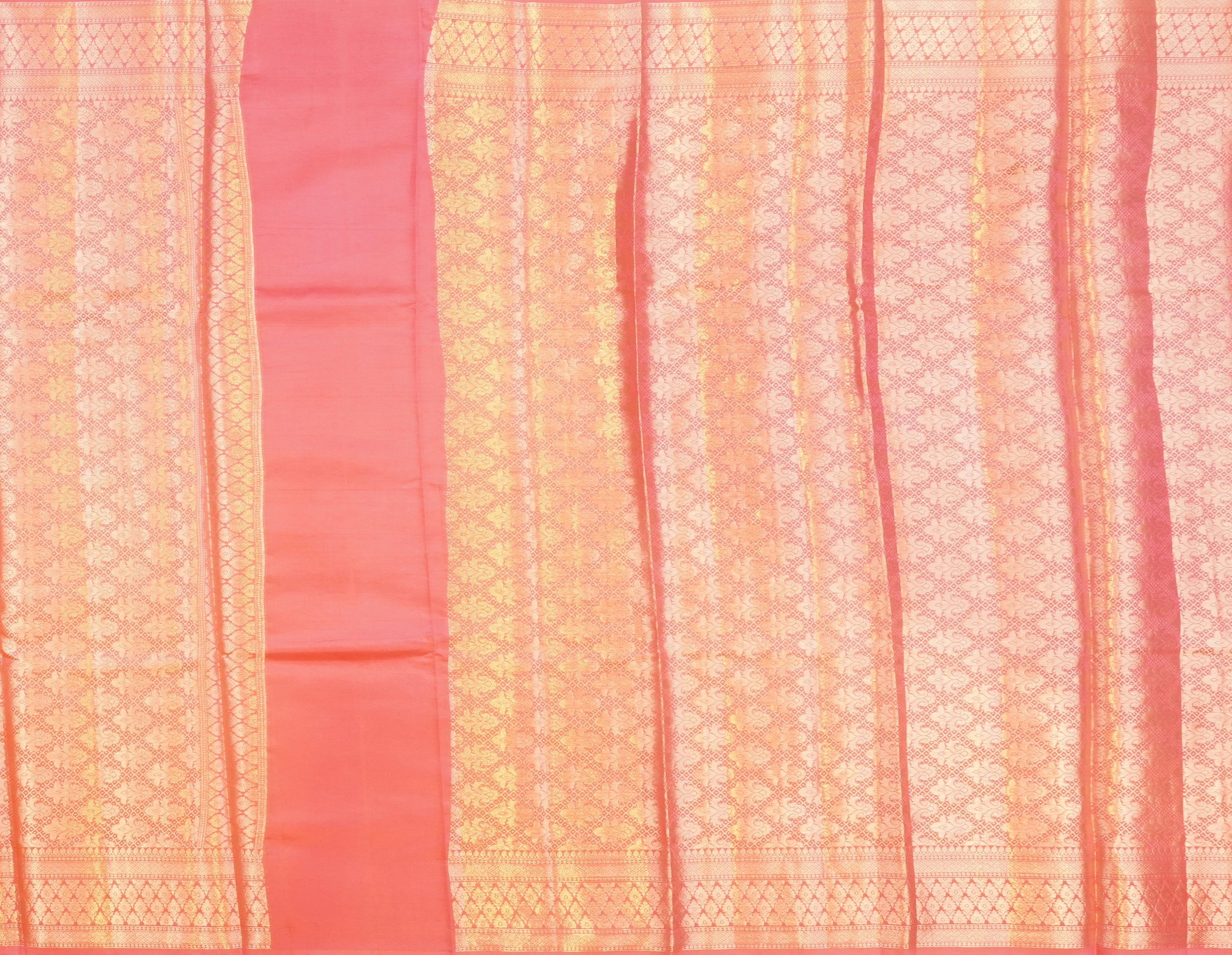 JSB- 10305 | Green & Pink Pure Dupiyana Silk Saree