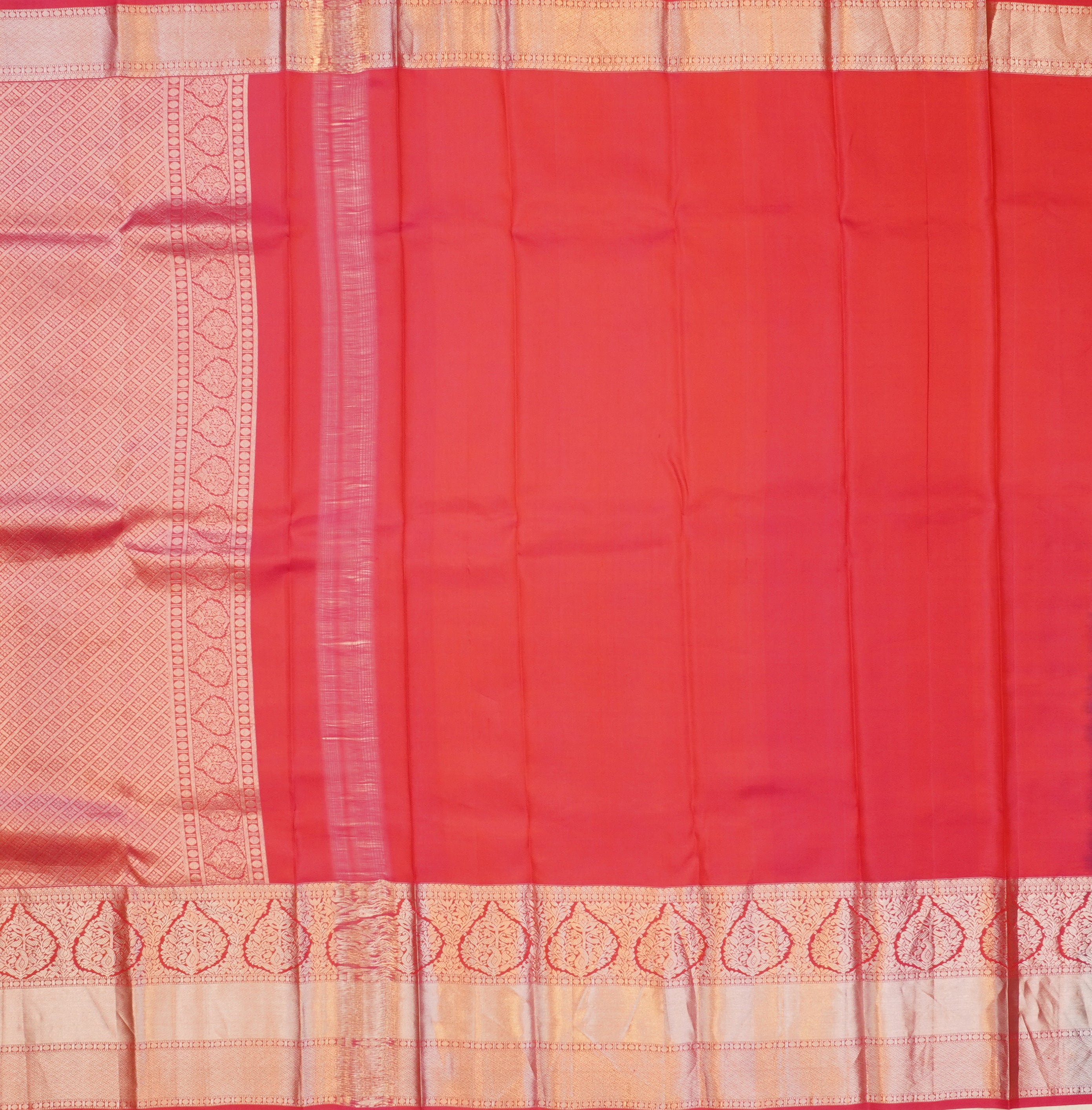 JAS -27 | Blue & Pink Pure Kanchi Pattu | Weavers Special Discount Saree