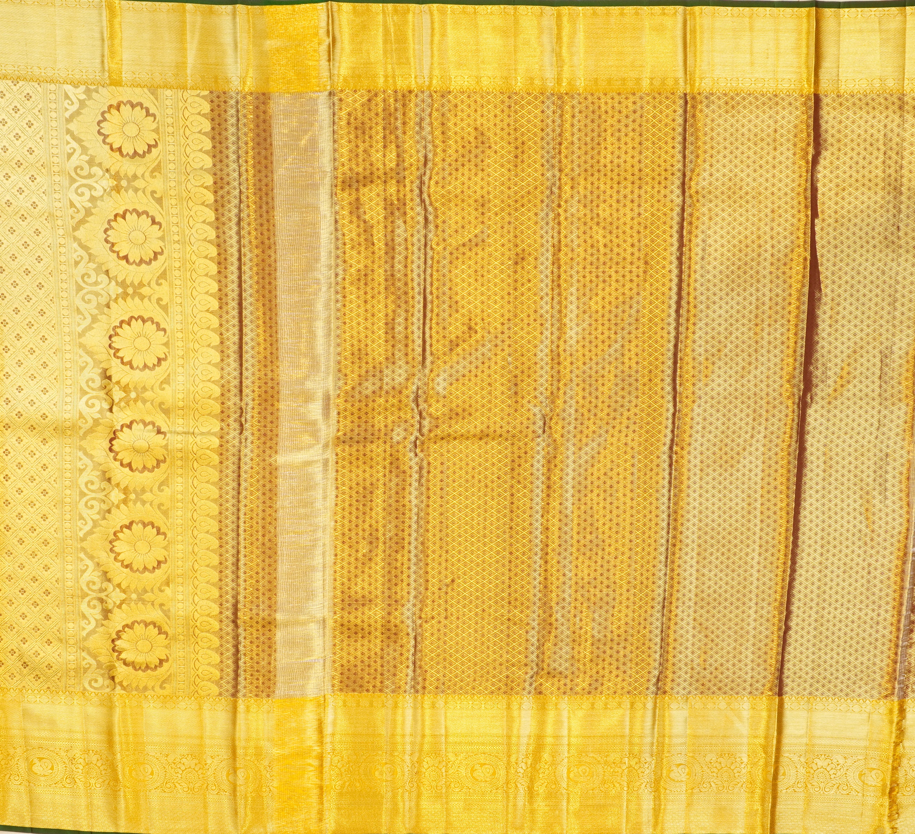 JSB- 8993 | Brown Pure Kanchi Tissue Pattu Saree