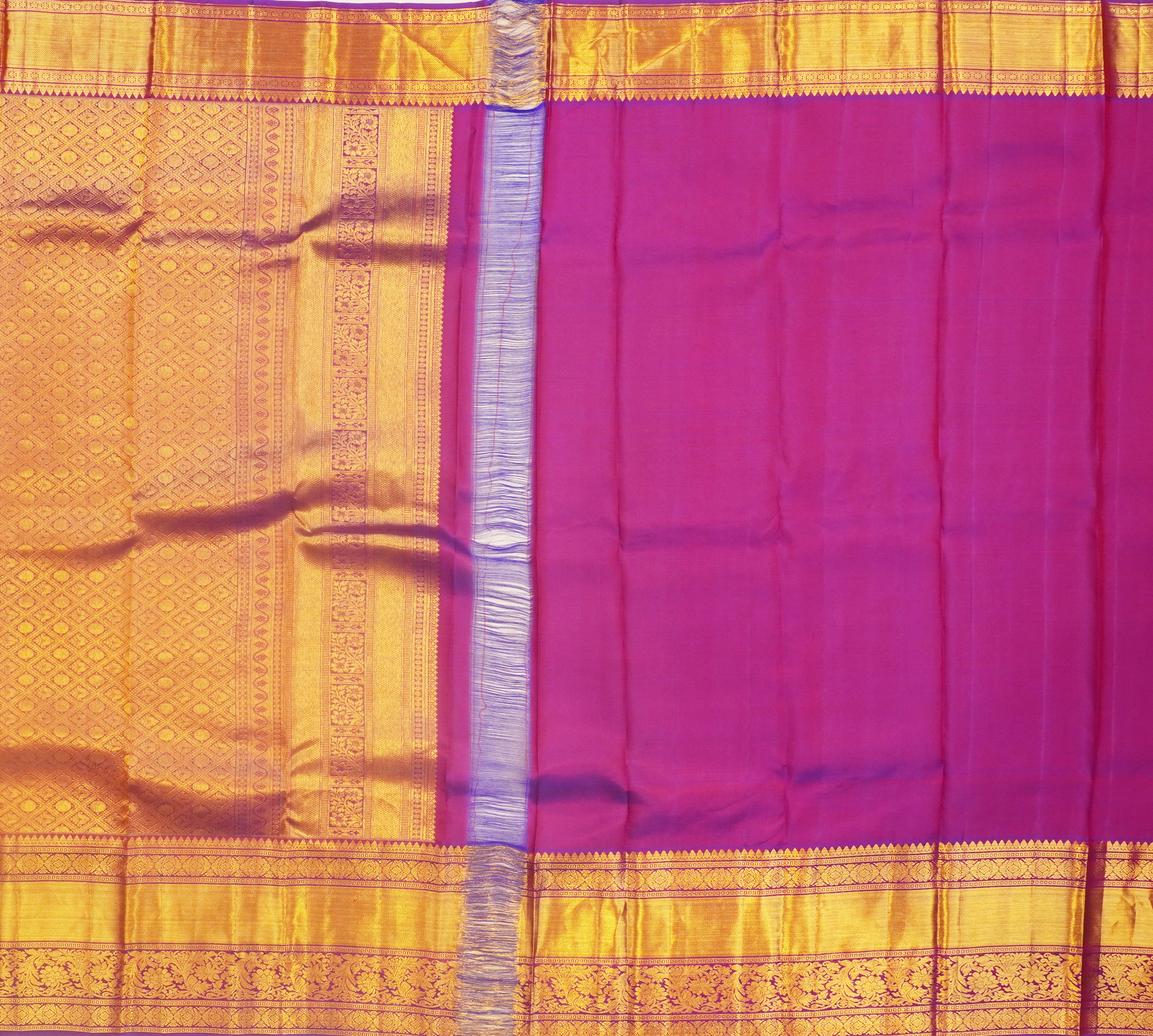 JSB- 8634 | Pink Pure Kanchi Pattu Saree