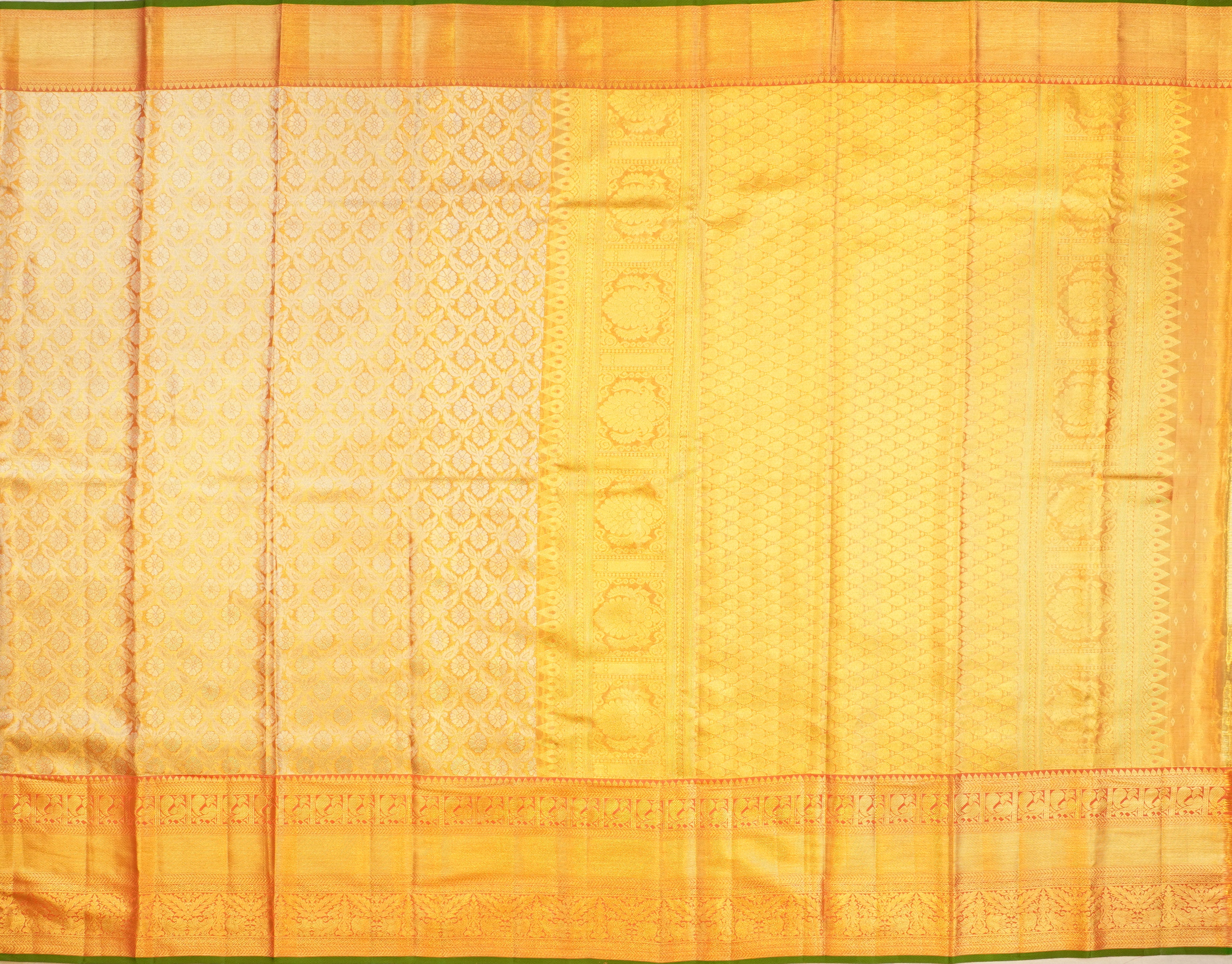 JSB- 8997 | Peach Pure Kanchi Tissue Pattu Saree