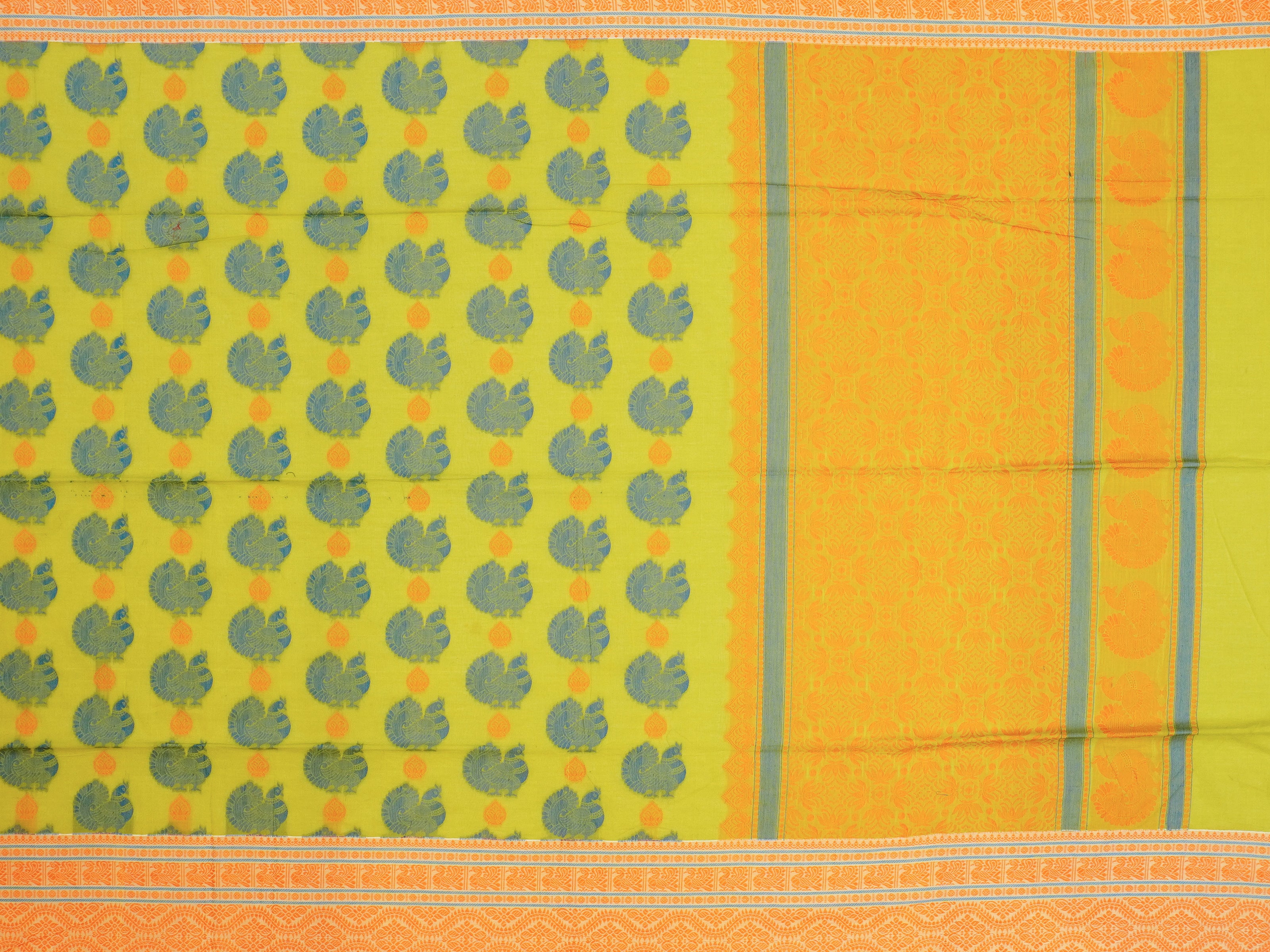 JSB-6685 | Parrot Green Kanchi Cotton