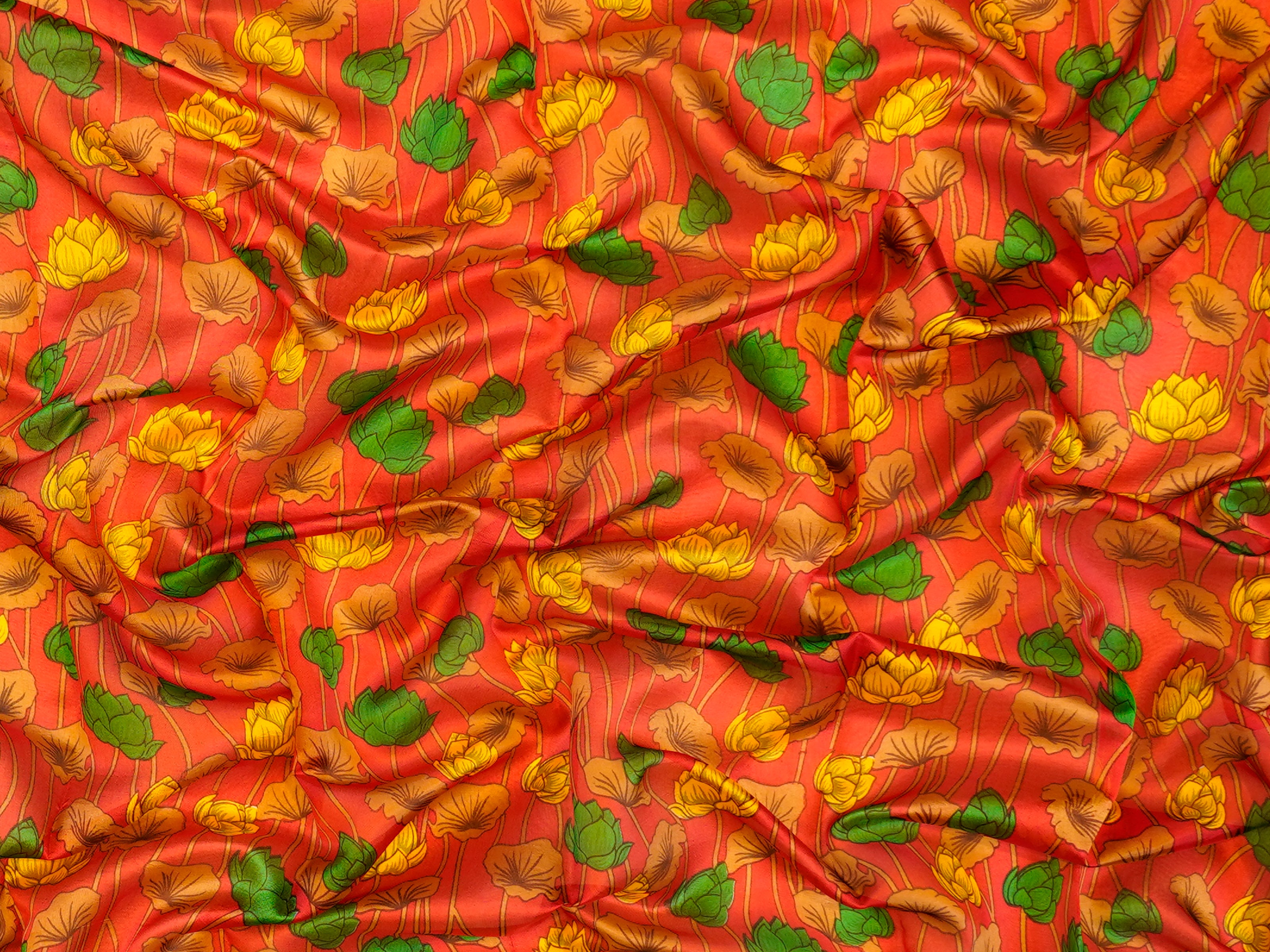 JSB- 2187 | Red & Green Pure Soft Silk Saree