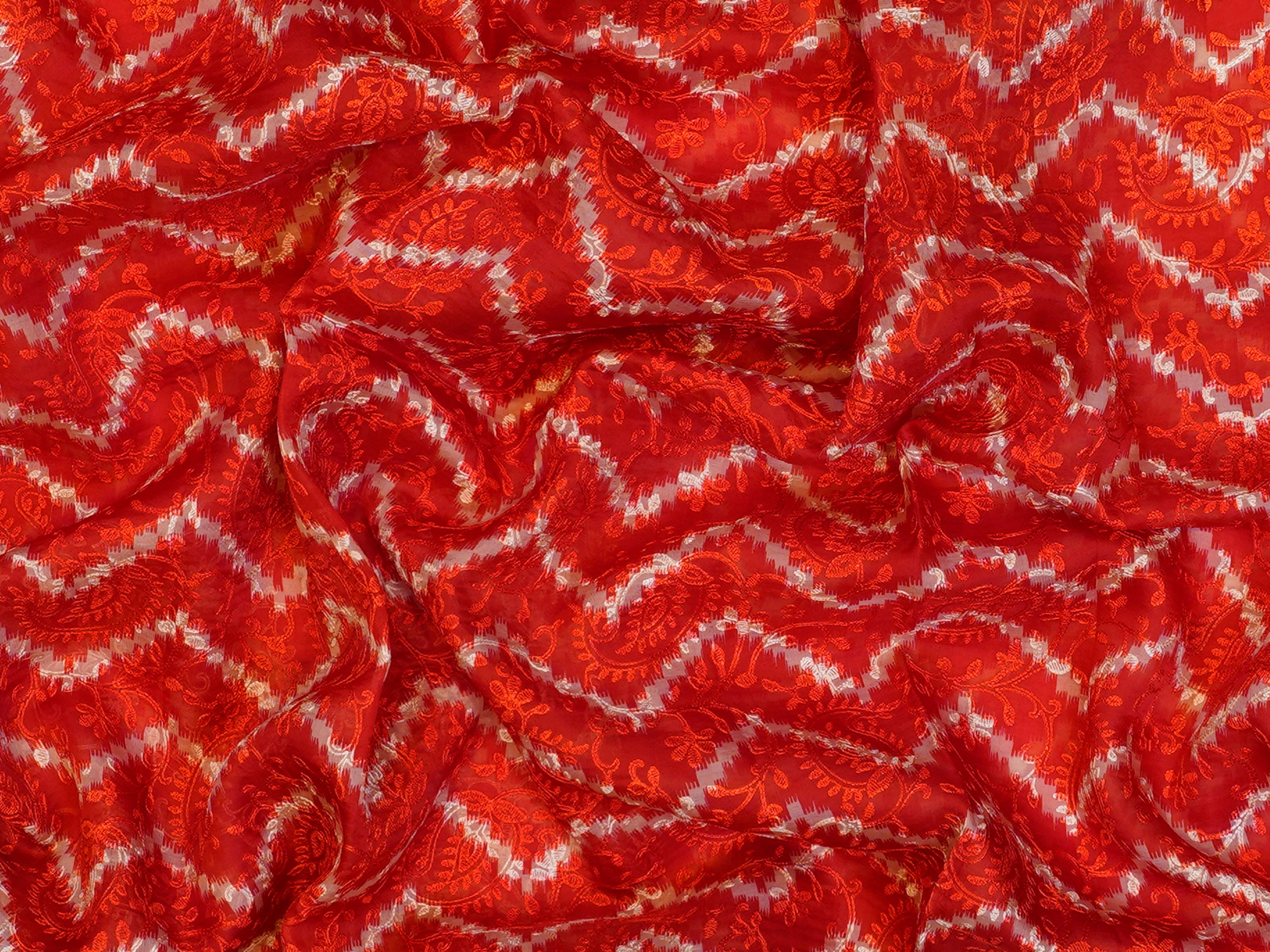 JSSB-578 | Red Pure Kora Silk Saree