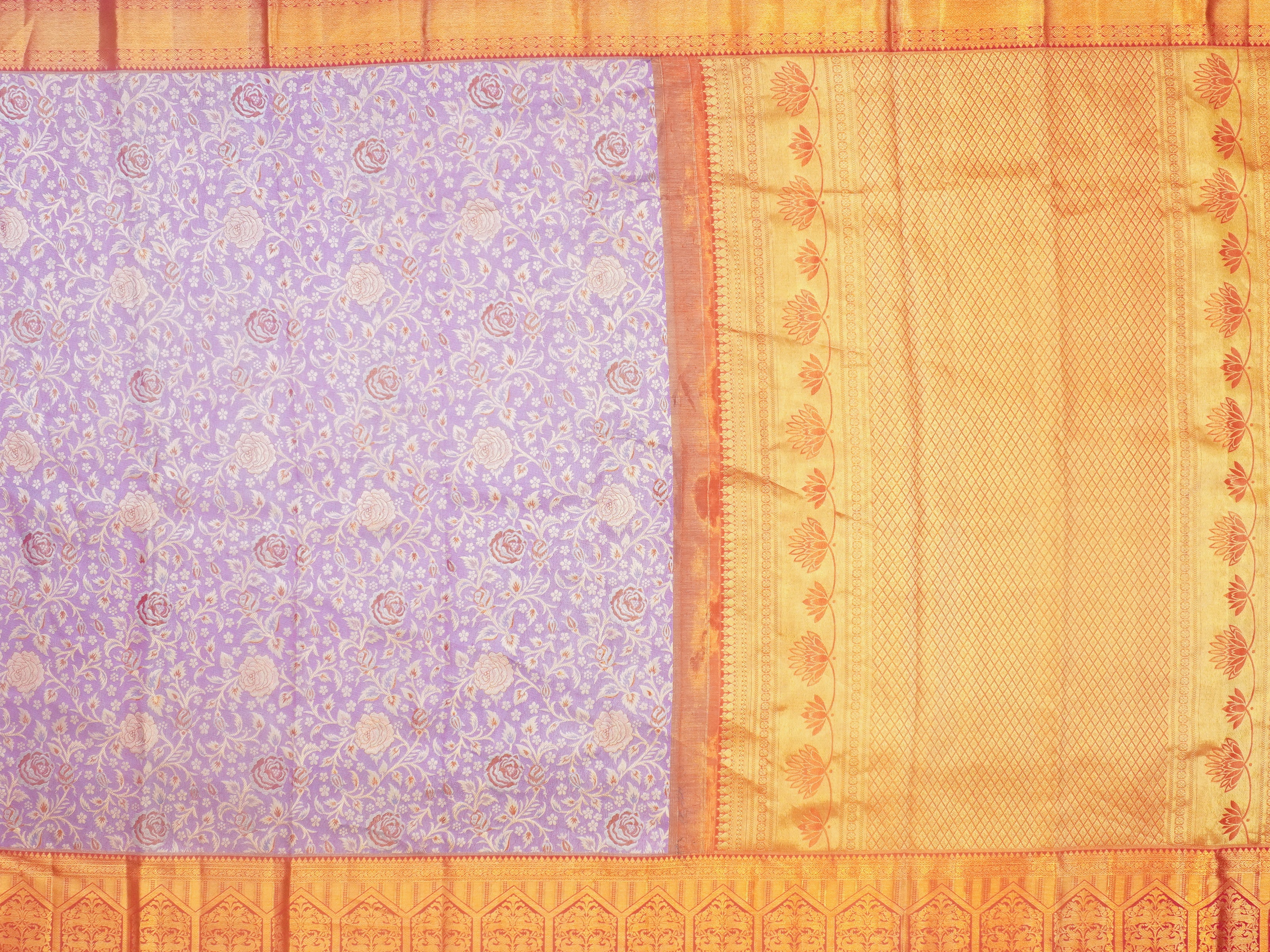 JSB-6754 | Lavender & Pink Pure Kanchi Tissue Pattu