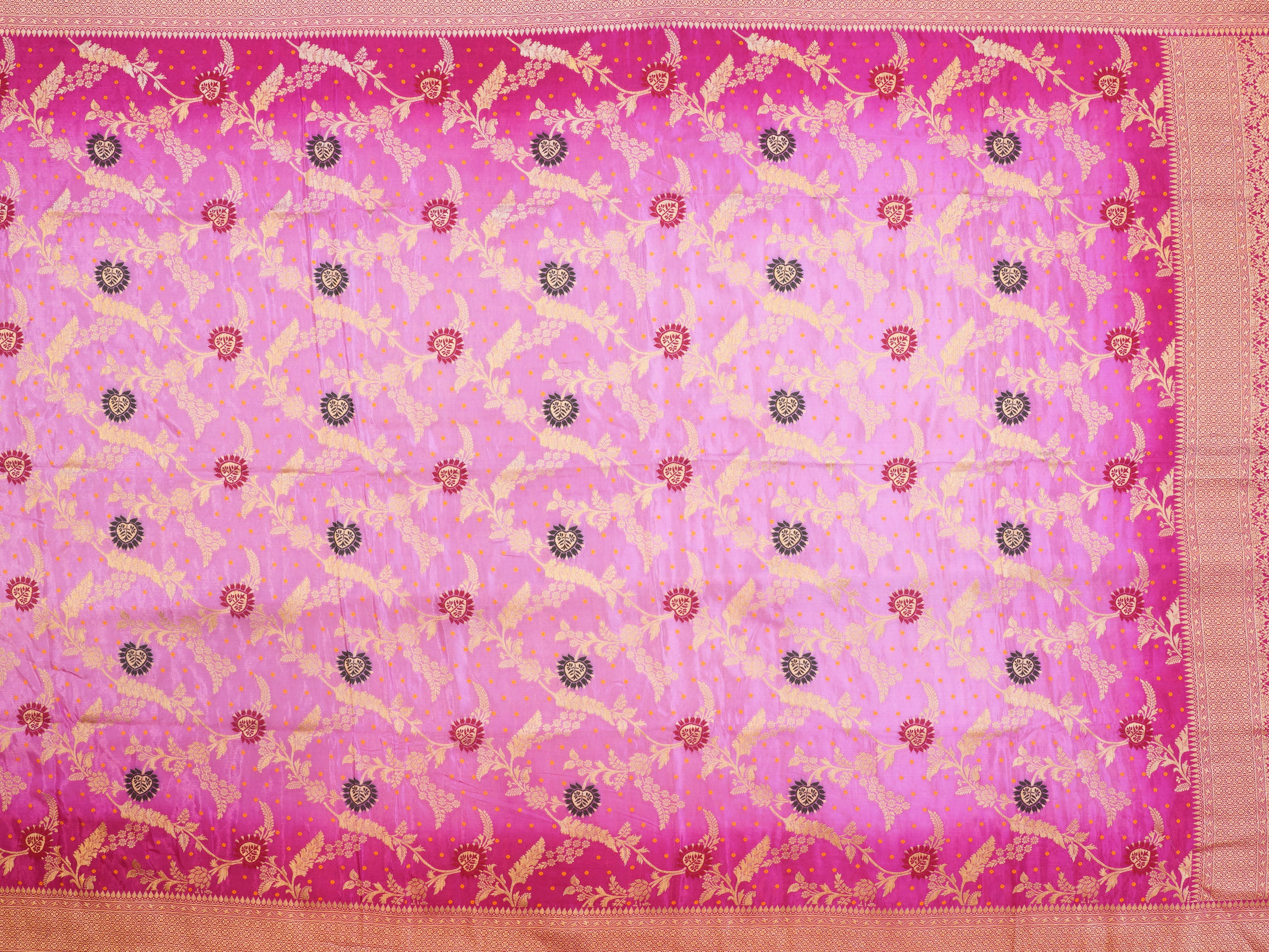 JSB-1695 | Pink Soft Silk Saree