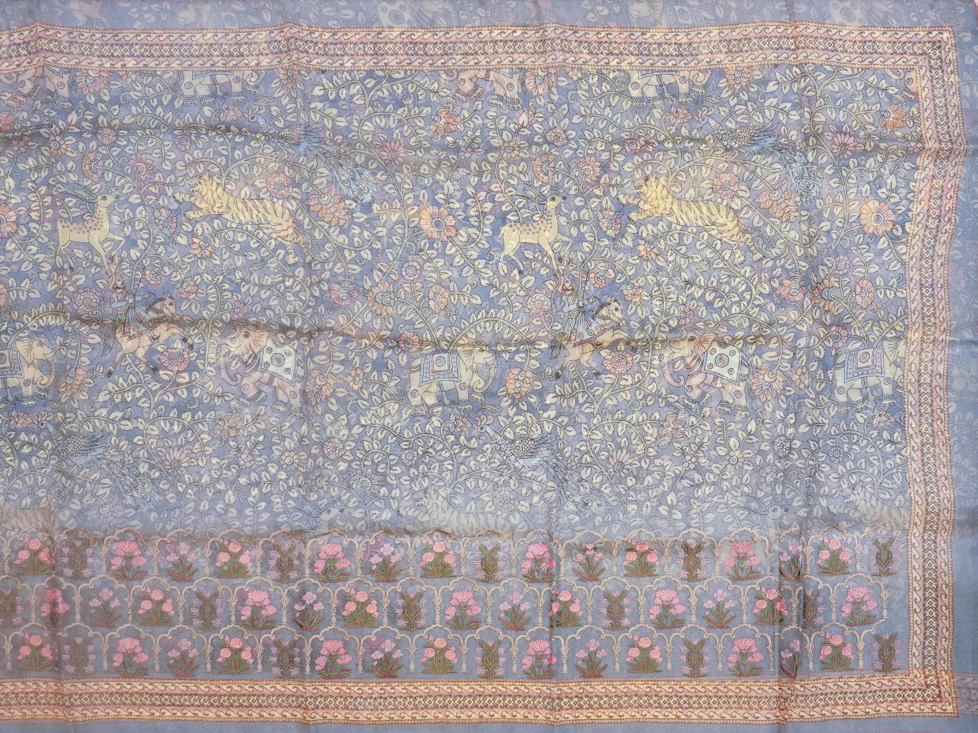 JSSB-588 | Grey Pure Kora Saree