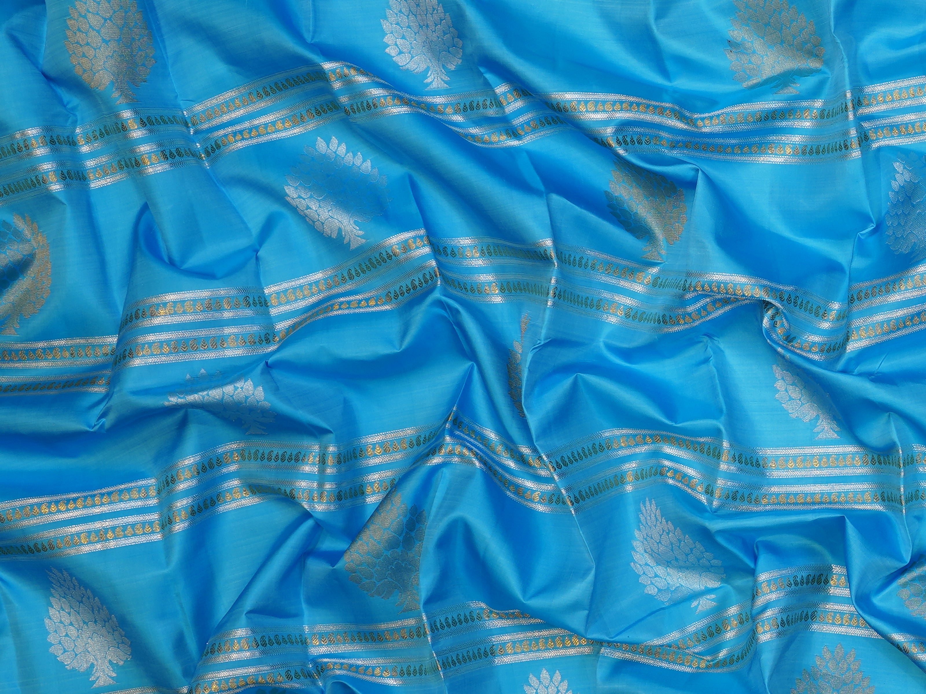 JSB - 397 | Blue Kanchi Pattu