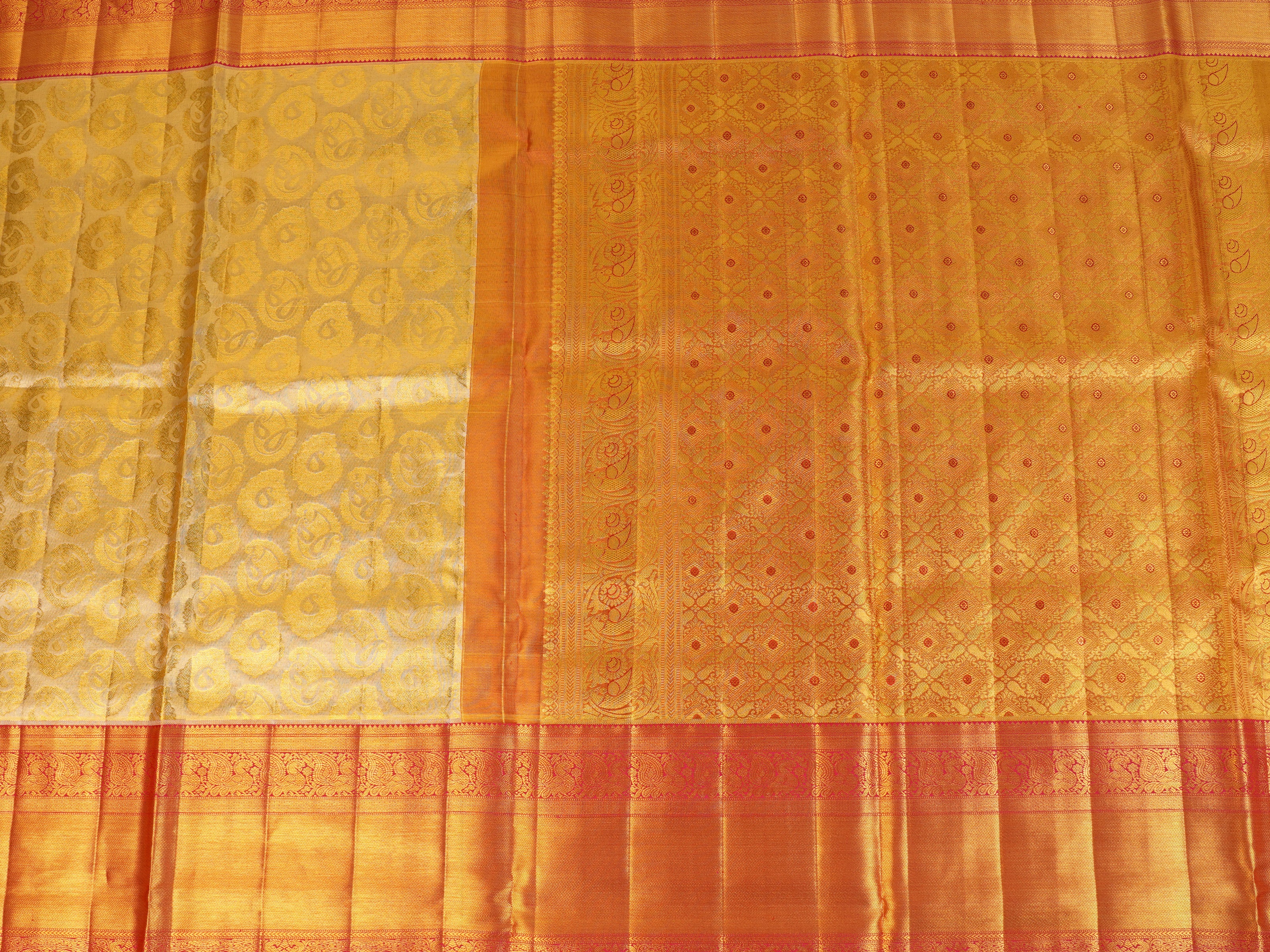 JSB-04 | Gold & Pink  Kanchi Tissue