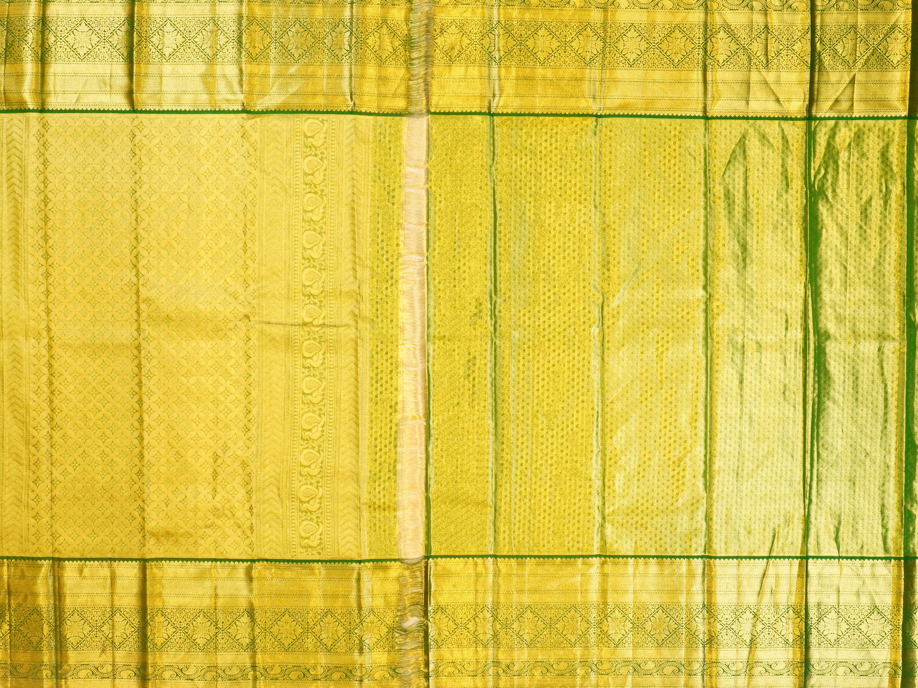 JSSB-18 | Green Kanchipuram Tissue Pattu
