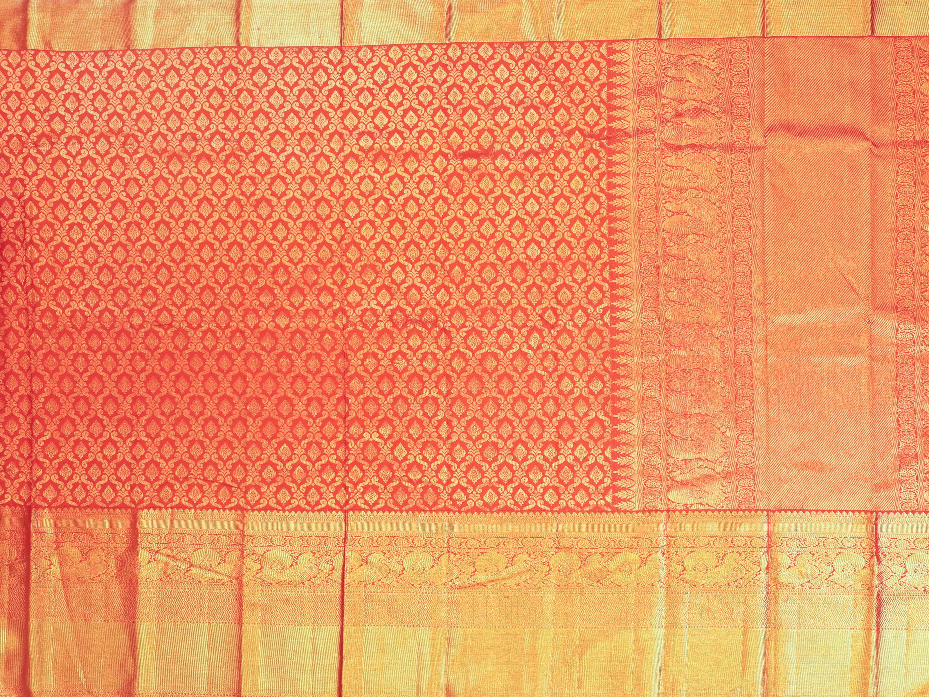 JSSB- 883 | Red Pure Kanchi Pattu Saree