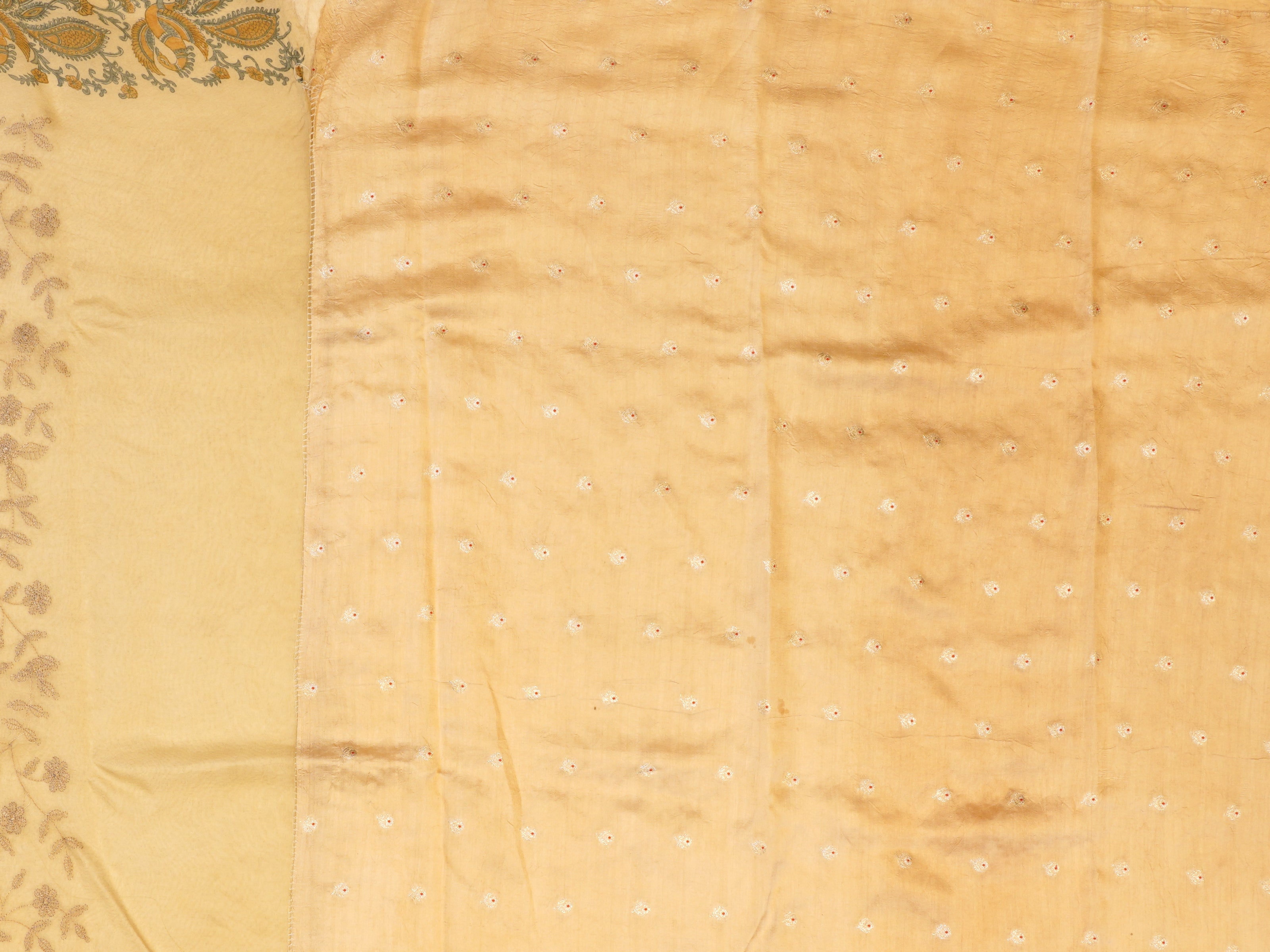 JSB- 2479 | Light Brown Organza Saree