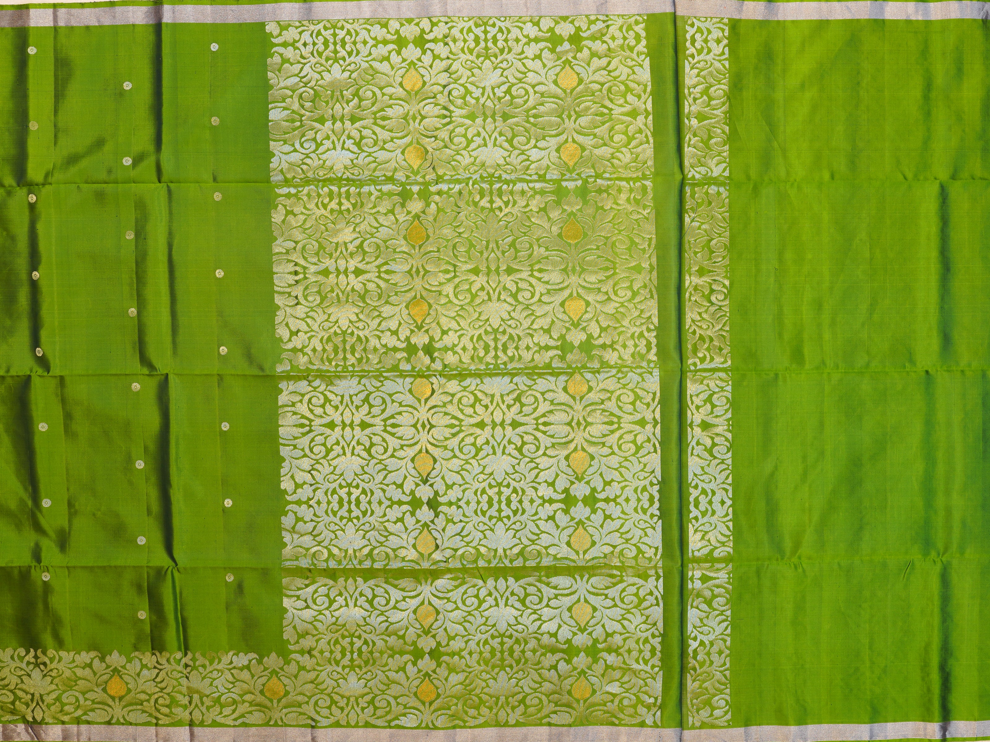 JSB-886 | Green Soft Silk Saree