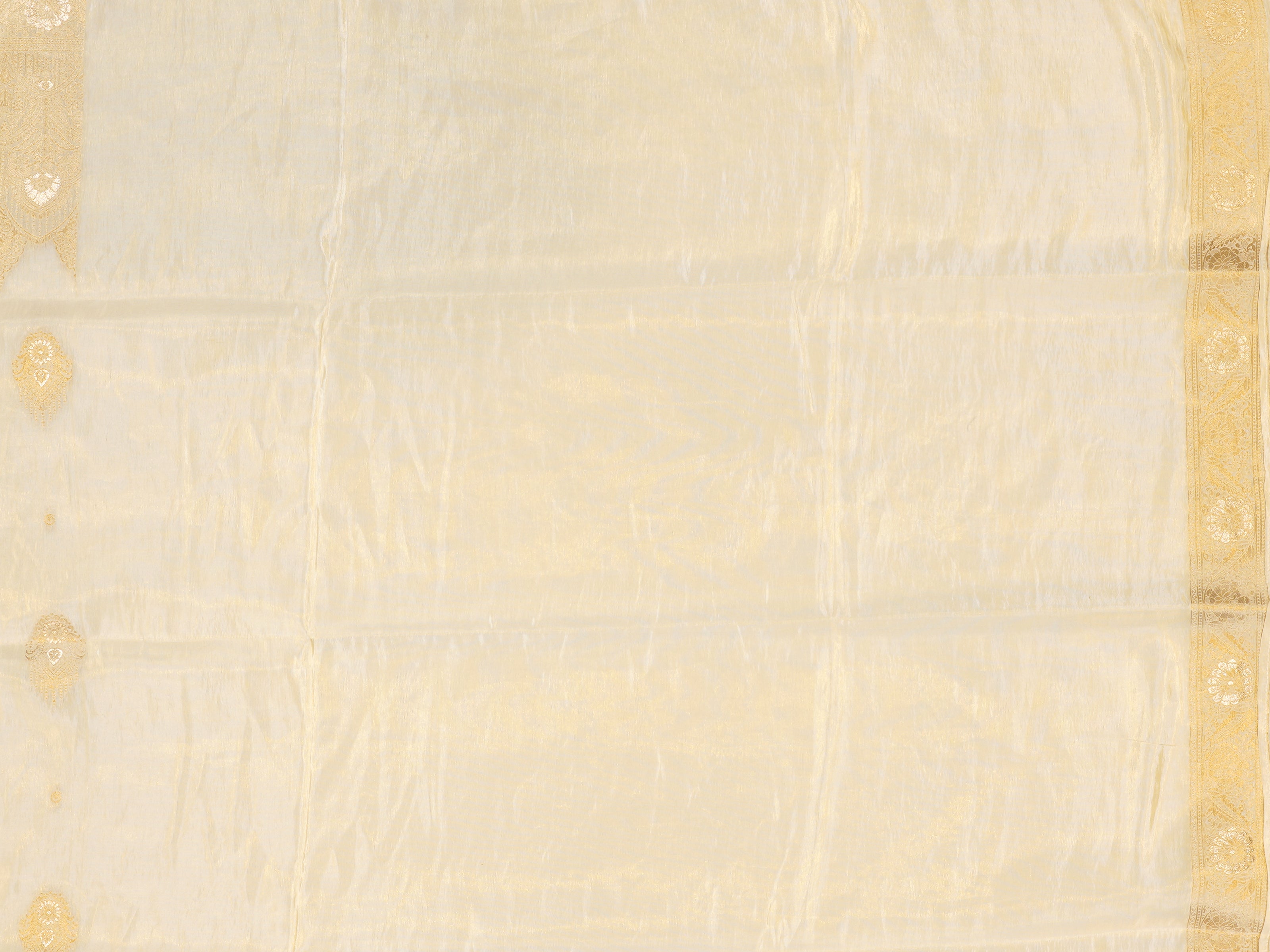 JSB - 1565 | Light Grey Soft Tissue Saree